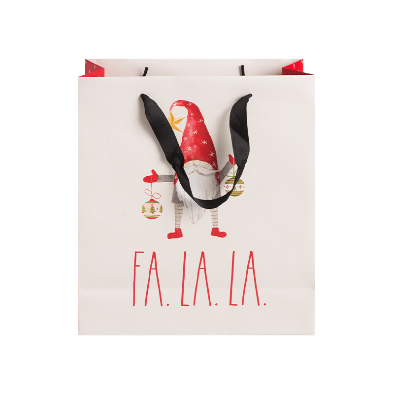 Fabrika Toptan Özel Noel Kağıt Torba Lüks Hediye Çantası Logo ve Desenli Alışveriş Çantası
